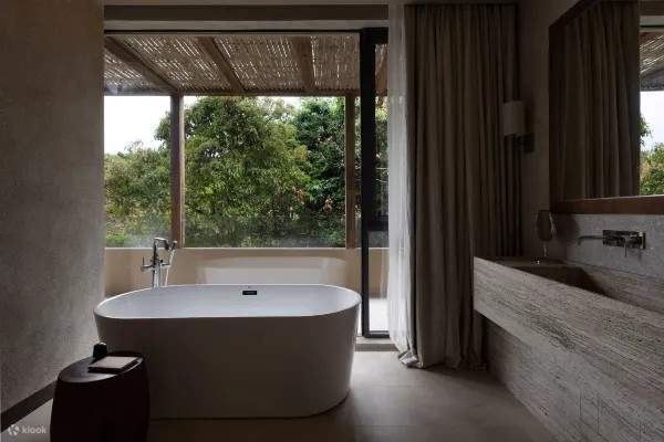 แผนที่แสดงบริเวณห้องอาบน้ำห้องพักโรงแรม